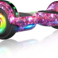 Hoverboard con luces LED, ruedas luminosas LED, Hoverboard autoequilibrante con tecnología de equilibrio activo, no incluye el hoverkart