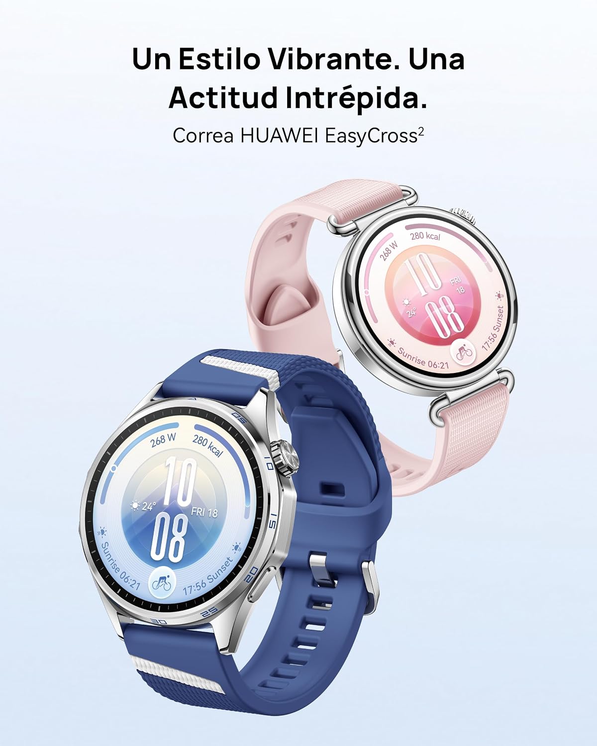 HUAWEI Watch GT 7 Reloj Inteligente de 46mm, GPS, iOS, Hasta 21 Días de Autonomía, Azul