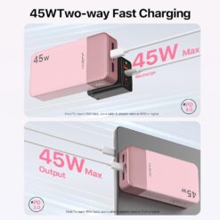 JUOVI Power Bank 45W 20000mAh Cargador Portátil