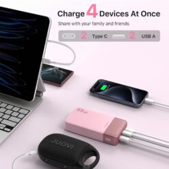 JUOVI Power Bank 45W 20000mAh Cargador Portátil