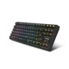 KROM Kernel Pro - Teclado Gaming mecánico RGB 18 Efectos, Bluetooth 5.3, 2,4 GHz y USB, Formato TKL, Interruptores Intercambiables, Cubierta extraíble, Layout Español, Color...