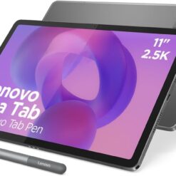 Lenovo Idea Tab – Tablet de 11" 2.5K (MediaTek Dimensity 6300, 8 GB RAM, 256 GB UFS, 90 Hz, 4 Altavoces, Wi-Fi 5, Bluetooth 5.2, Android 15) Color Gris – Incluye Tab Pen