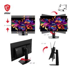 Monitor Gaming MSI mag 321UPX QD-OLED, 31,5