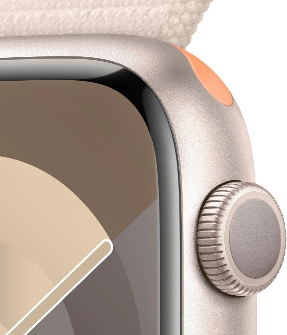 Nuevo Apple Watch Series 9 GPS 45mm Caja de Aluminio Starlight Correa Deportiva Starlight