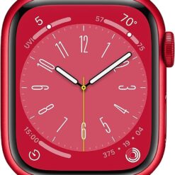 Nuevo Reloj Inteligente Apple Watch Series 8 Caja de Aluminio con Correa Deportiva 45mm M/L Roja