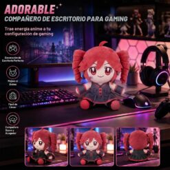 Peluche Coleccionable Anime Twin Tail FBM-CYWO 22 cm Rojo y Negro
