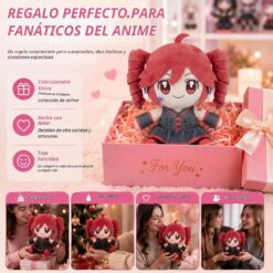 Peluche Coleccionable Anime Twin Tail FBM-CYWO 22 cm Rojo y Negro