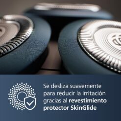 Philips Serie X5000 Afeitadora Eléctrica para Hombre, Máquina de Afeitar Barba, 27 Cuchillas, Cuida la Piel, Cabezal Flexible 360º, 50 Min de Uso, En Seco y Húmedo, Recargable,