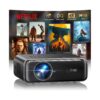 Proyector 4K【1400 ANSI/Netflix Incluido/Dolby】 Proyector Inteligente 4K Portátil Enfoque Automático/Keystone WiFi Bluetooth FHD 1080P, HDR10, Proyectores WiFi6 Exteriores Zoom...