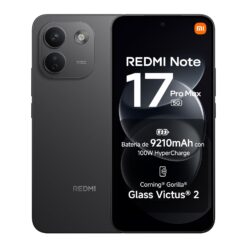 REDMI Note 17 Pro MAX 5G, Smartphone 8+256GB, Negro, batería de 9210mAh" se traduce al español como: "REDMI Note 17 Pro MAX 5G, Smartphone 8+256GB, Negro, batería de 9210mAh"....