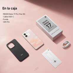 REDMI Note 17 Pro MAX 5G, Smartphone 8+256GB, Negro, batería de 9210mAh