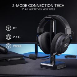 Redragon H858 Auriculares Inalámbricos 3 Modos 7.1 53mm" se traduce al español como "Redragon H858 Auriculares Inalámbricos 3 Modos 7.1 53mm". El título ya está en español, ya...