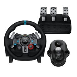 Rueda de Fuerza de Conducción Logitech G G29 SE y Palanca de Cambios para Playstation y PC