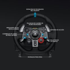 Rueda de Fuerza de Conducción Logitech G G29 SE y Palanca de Cambios para Playstation y PC