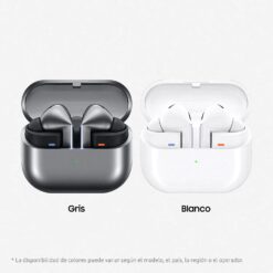Samsung Galaxy Buds3 Pro + Cargador - Auriculares Inalámbricos, Cancelación de Ruido, Bluetooth, Audio 361, Sonido Hi-Fi, Gris (Versión Española)