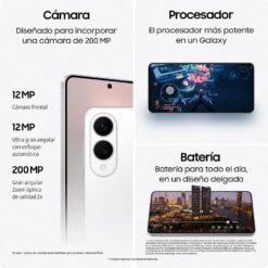 Samsung Galaxy S25 Edge 256GB Teléfono Móvil Fino con IA, Galaxy AI, 12GB RAM, Cámara 200MP, Batería de Larga Duración, Garantía del Fabricante de 3 Años + 1 Extra, Color...