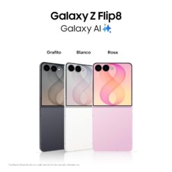 Samsung Galaxy Z Flip8, 256 GB, Teléfono Móvil con IA, Rosa" se traduce al español como "Samsung Galaxy Z Flip8, 256 GB, Teléfono Móvil con IA, Rosa". No hay necesidad de...