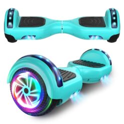 SISIGAD Hoverboard Auto-EQUILIBRADO - Altavoces Bluetooth DE 6,5", LUZ LED - Certificado UL2272 de Seguridad
