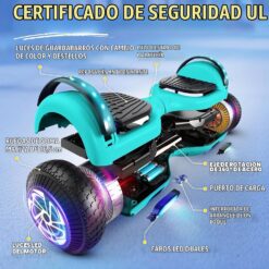 SISIGAD Hoverboard Auto-EQUILIBRADO - Altavoces Bluetooth DE 6,5
