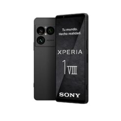 Sony Xperia 1 VIII - Pantalla OLED HDR FHD+ de 6,5" 19,5:9 120Hz, Triple cámara con nuevo teleobjetivo, Xperia AI, Batería de 2 días, Audio de 3,5 mm, Dual SIM, Negro Grafito