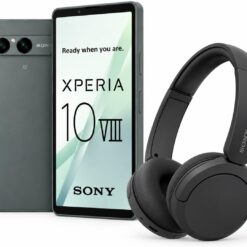 Sony Xperia 10 VIII | Smartphone Ligero – Gran autonomía – Gris Escarcha + WHCH530