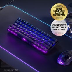 SteelSeries Apex Pro Mini Teclado Mecánico Gaming Inalámbrico