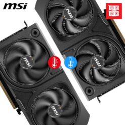 Tarjeta Gráfica MSI GeForce RTX 5060 Ti 16G Shadow 2X OC Plus RTX 5060 Ti, 16GB GDDR7, 28Gbps/128-bit, PCIe 5.0, Diseño de Ventilador Doble Stormforce, HDMI 2.1b