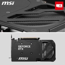 Tarjeta Gráfica MSI GeForce RTX 5060 Ti 16G Shadow 2X OC Plus RTX 5060 Ti, 16GB GDDR7, 28Gbps/128-bit, PCIe 5.0, Diseño de Ventilador Doble Stormforce, HDMI 2.1b