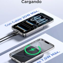 UGREEN Zapix Batería Externa Magsafe 10000mAh Power Bank Inalámbrica PD 20W