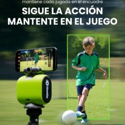 XbotGo Camaleón Cámara Deportiva Automática 4K 60FPS - Cámara de Acción con Seguimiento para Fútbol y Baloncesto en Deportes de Equipo, Transmitir en Directo, Compatible con iOS