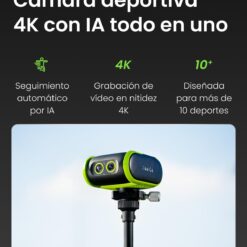 XbotGo Falcon Cámara Deportiva IA 4K Todo en Uno para Fútbol y Más Deportes" ya está en español. Si necesitas algo más, házmelo saber