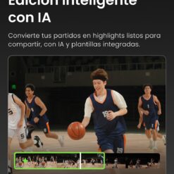 XbotGo Falcon Cámara Deportiva IA 4K Todo en Uno para Fútbol y Más Deportes