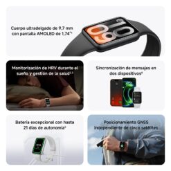 XIAOMI Smart Band 10 Pro, Pulsera Inteligente, 21 días, Rosa" se traduce al español como: "XIAOMI Smart Band 10 Pro, Pulsera Inteligente, 21 días, Rosa". El título ya está en...