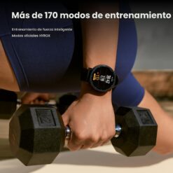 Amazfit Reloj inteligente Active Max, pantalla AMOLED de 1.5