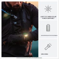 Garmin fēnix® 8 Solar, Zafiro, 2.008 in, DLC Titanio, Negro/Gris Guijarro