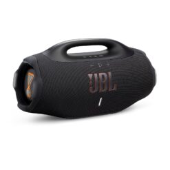 JBL Boombox 4 Altavoz Bluetooth portátil, impermeable, graves profundos" se traduce al español como "JBL Boombox 4 Portable Bluetooth Speaker, Waterproof, Deep Bass