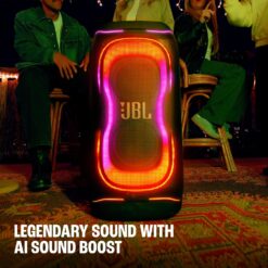 JBL PartyBox 330 - Portable speaker for parties, black color" se traduce al español como: "JBL PartyBox 330 - Altavoz portátil para fiestas, color negro