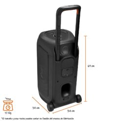 JBL PartyBox 330 - Portable speaker for parties, black color