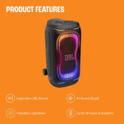 JBL PartyBox 330 - Portable speaker for parties, black color
