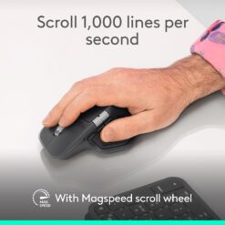 Logitech MX Master 4 Ratón inalámbrico ergonómico con hápticos - Grafito