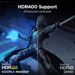 Monitores para juegos KOORUI 34 pulgadas 200Hz Ultrawide Curvo WQHD 3440×1440p