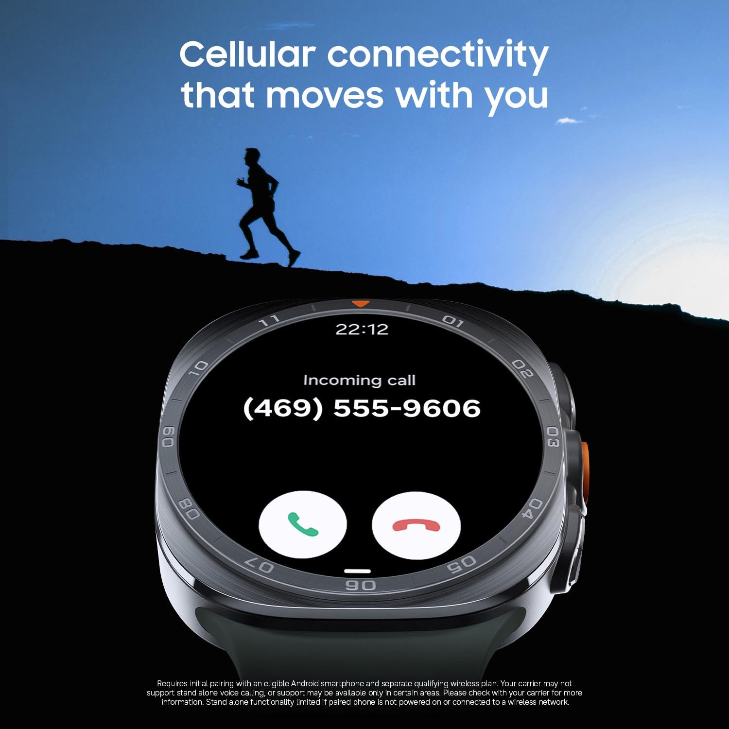 Samsung Galaxy Watch Ultra2, gris titanio, reloj inteligente LTE de 1.850" se traduce al español como: "Samsung Galaxy Watch Ultra2, gris titanio, reloj inteligente LTE de...